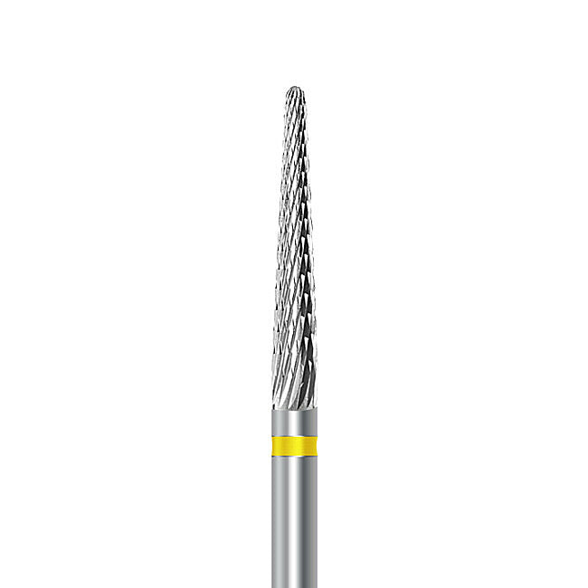 HP carbide cutter C.261KSF.104.023: round-end taper, extra-fine cross-cut, diameter 2.3 mm - Frank Dental