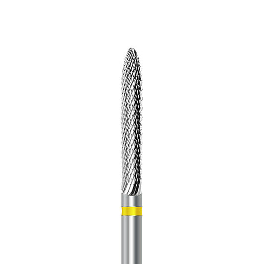 HP carbide cutter C.295KSF.104.023: torpedo, extra-fine cross-cut, diameter 2.3 mm - Frank Dental