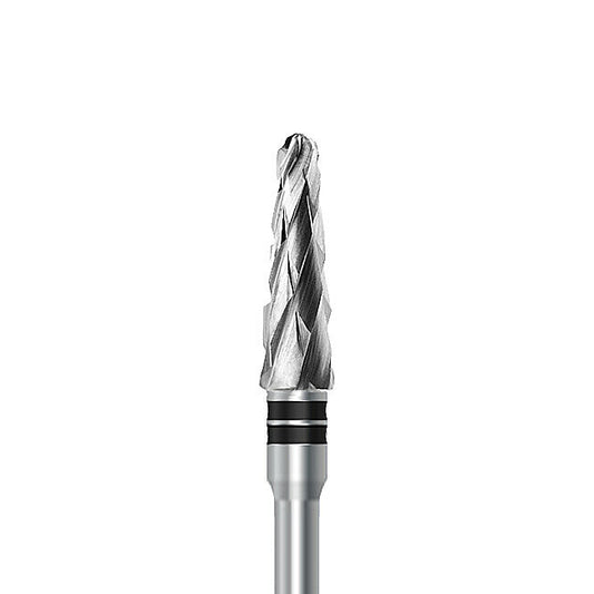 HP carbide cutter C.79KSG.104.040 for wet plaster and soft denture acrylics: round-end taper, diameter 4.0 mm - Frank Dental