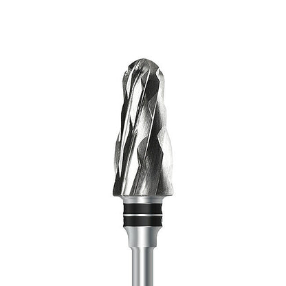 HP carbide cutter C.79KSG.104.070 for wet plaster and soft denture acrylics: round-end taper, diameter 7.0 mm - Frank Dental