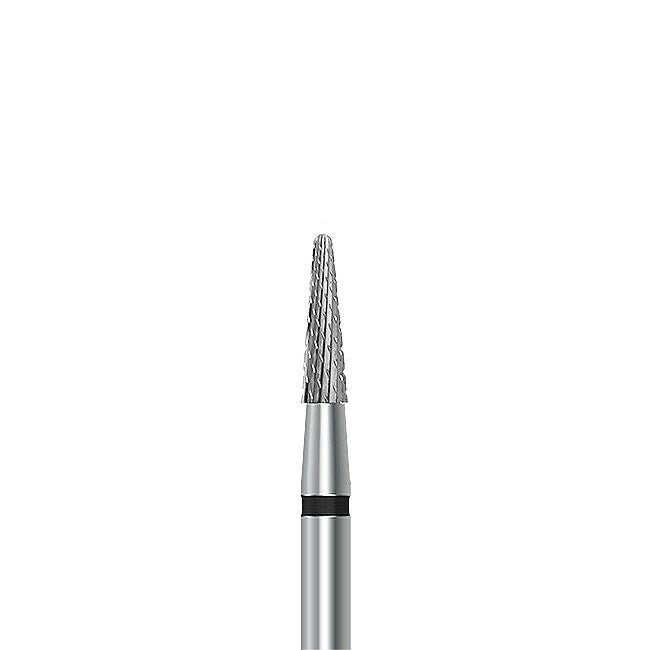 HP carbide cutter C.138KT.104.023 for titanium and hard metal alloys: round-end taper, diameter 2.3 mm - Frank Dental