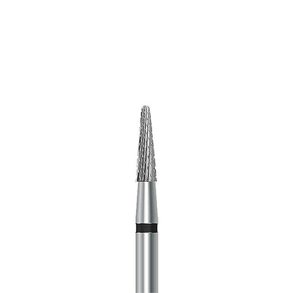 HP carbide cutter C.138KT.104.023 for titanium and hard metal alloys: round-end taper, diameter 2.3 mm - Frank Dental
