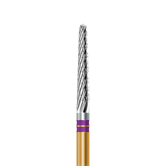 HP carbide cutter C.261NEM.104.023 for base metals and titanium: round-end taper, diameter 2.3 mm - Frank Dental