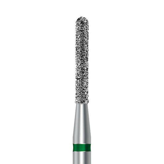 HP diamond round-end cylinder bur D.842R.018.G.HP: coarse grit, diameter 1.8 mm - Frank Dental