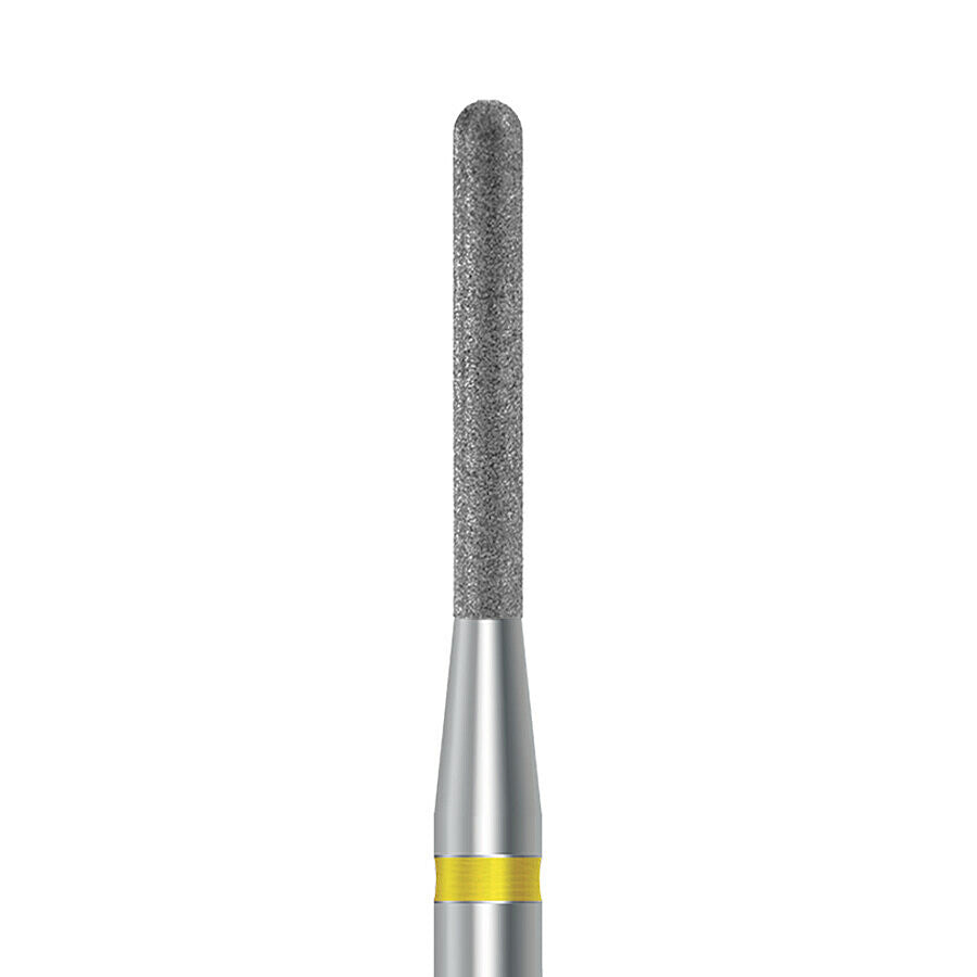 HP diamond round-end cylinder bur D.842R.016.C.HP: extra fine grit, diameter 1.6 mm - Frank Dental