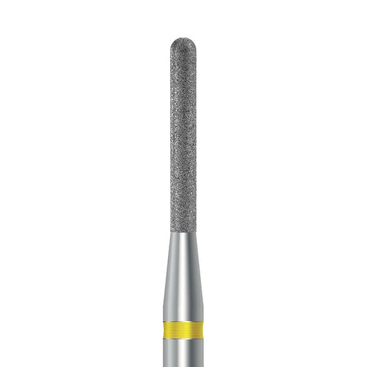 HP diamond round-end cylinder bur D.842R.016.C.HP: extra fine grit, diameter 1.6 mm - Frank Dental