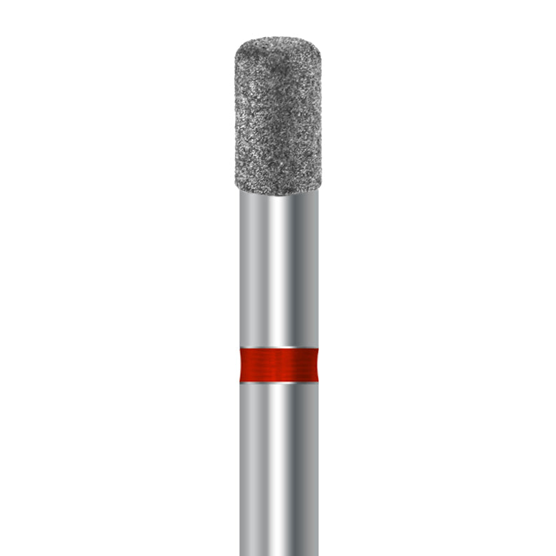 HP diamond round-end cylinder bur D.835KR.025.F.HP: fine grit, 2.5 mm diameter - Frank Dental