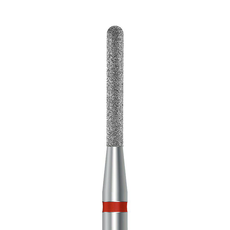 HP diamond round-end cylinder bur D.842R.016.F.HP: fine grit, diameter 1.6 mm - Frank Dental