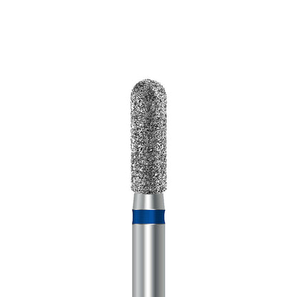 HP diamond round-end cylinder bur D.881.025.HP: medium grit, diameter 2.5 mm - Frank Dental
