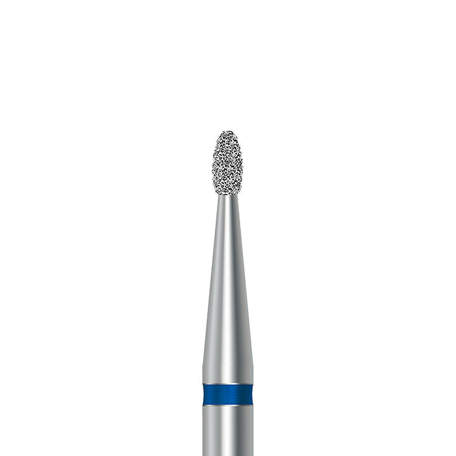 HP diamond egg bur D.379.014.HP: medium grit, diameter 1.4 mm - Frank Dental