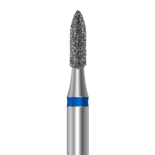 HP diamond flame bur D.860.016.HP: medium grit, 1.6 mm diameter - Frank Dental