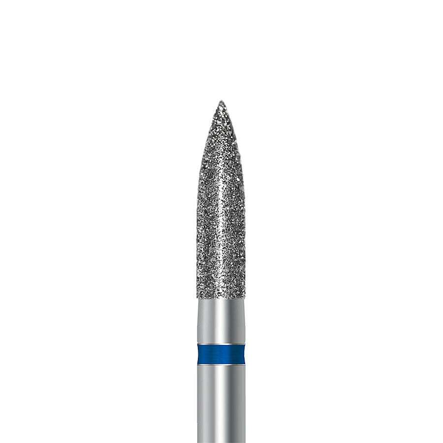 HP diamond flame bur D.863.025.HP: medium grit, diameter 2.5 mm - Frank Dental