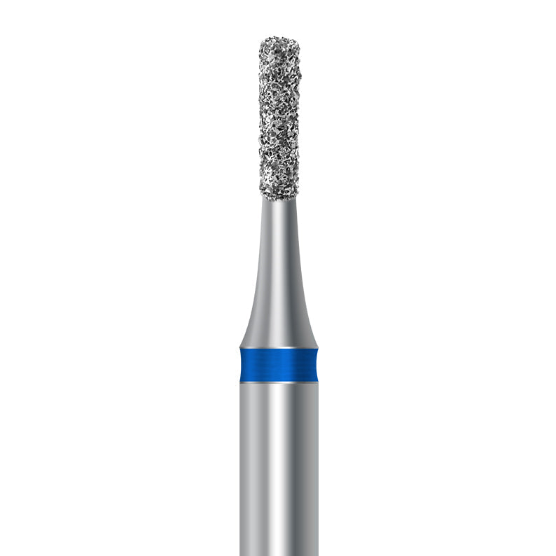Diamond bur for handpiece D.835.010.HP: cylinder shape with medium grit, diameter 1.0 mm - Frank Dental, Germany
