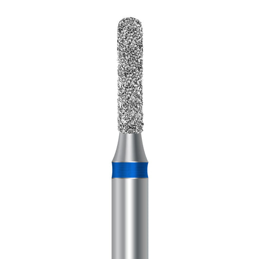 Diamond bur for handpiece D.880.014.HP: cylinder round shape with medium grit, diameter 1.4 mm - Frank Dental, Germany