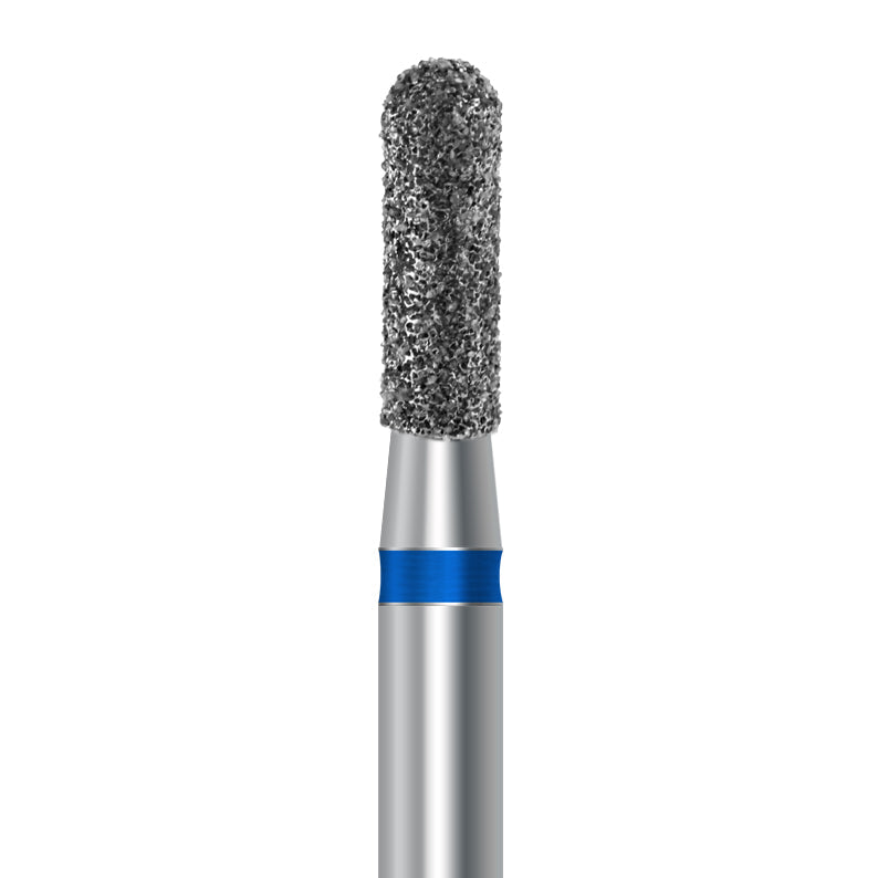 Diamond bur for handpiece D.881.023.HP: cylinder round shape with medium grit, diameter 2.3 mm - Frank Dental, Germany