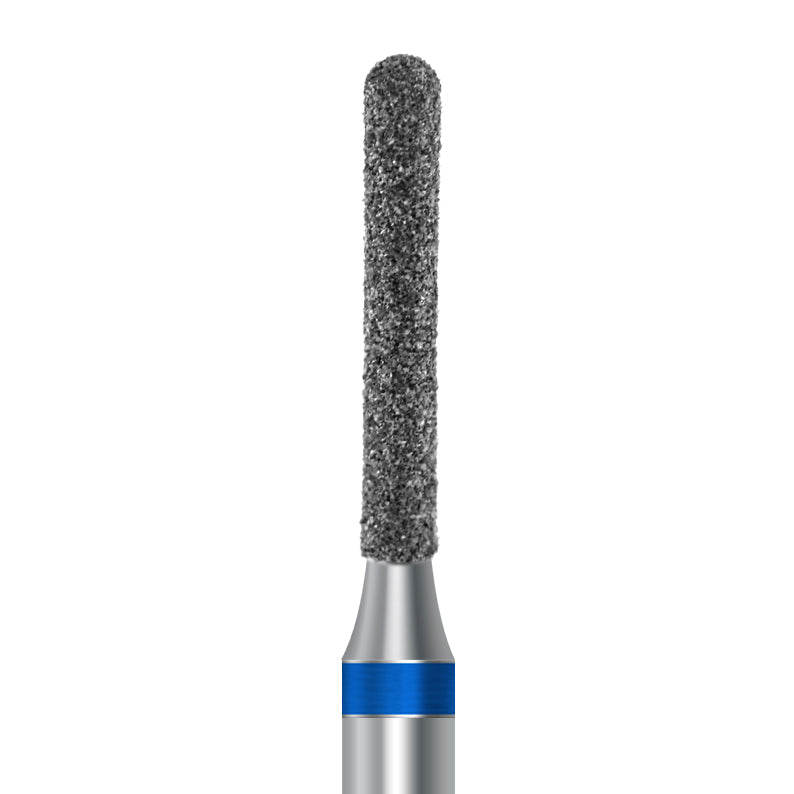 HP Diamond Bur by Frank Dental, Cylinder Round Long shape with Medium grit, 1.8mm diameter