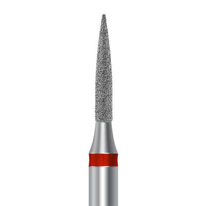Diamond bur for handpiece D.863.016.F.HP: flame shape with fine grit, diameter 1.6 mm - Frank Dental, Germany