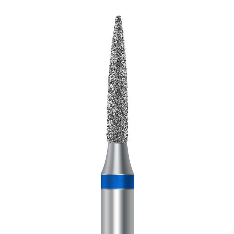 HP Diamond Bur by Frank Dental, Flame shape with Medium grit, 1.6mm diameter