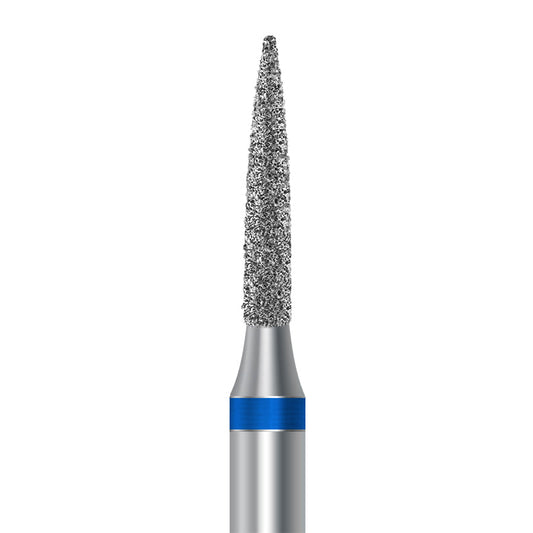 HP Diamond Bur by Frank Dental, Flame shape with Medium grit, 1.6mm diameter