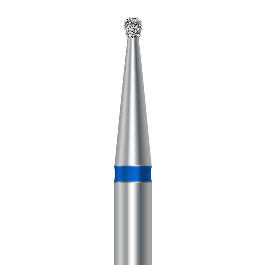 HP Diamond Bur by Frank Dental, Inverted Cone shape with Medium grit, 1.0mm diameter