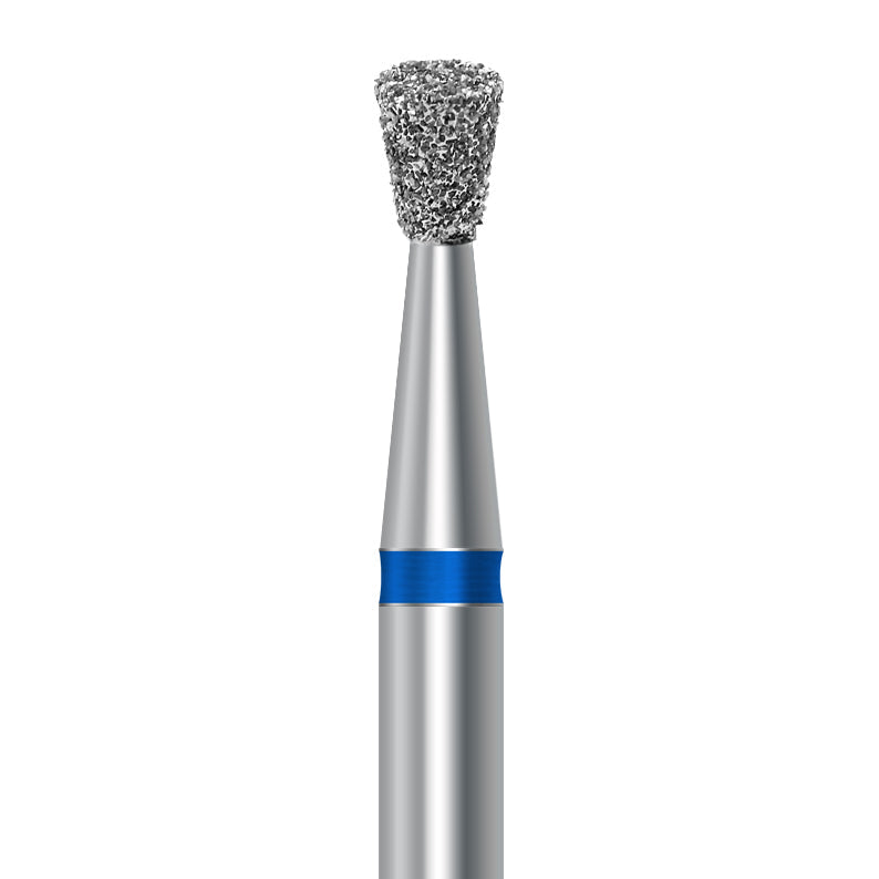 Diamond bur for handpiece D.805.021.HP: inverted cone shape with medium grit, diameter 2.1 mm - Frank Dental, Germany