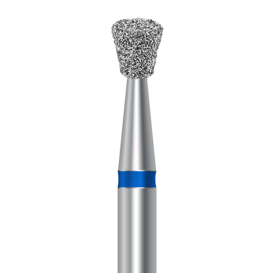 HP Diamond Bur by Frank Dental, Inverted Cone shape with Medium grit, 2.5mm diameter
