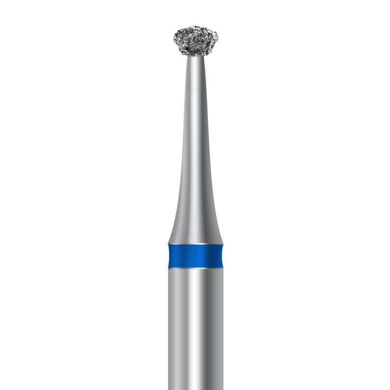 Diamond bur for handpiece D.825.018.HP: lens shape with medium grit, diameter 1.8 mm - Frank Dental, Germany