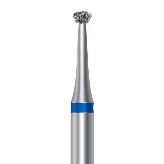Diamond bur for handpiece D.825.018.HP: lens shape with medium grit, diameter 1.8 mm - Frank Dental, Germany