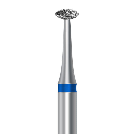 HP diamond lens bur D.825.025.HP: medium grit, 2.5 mm diameter - Frank Dental