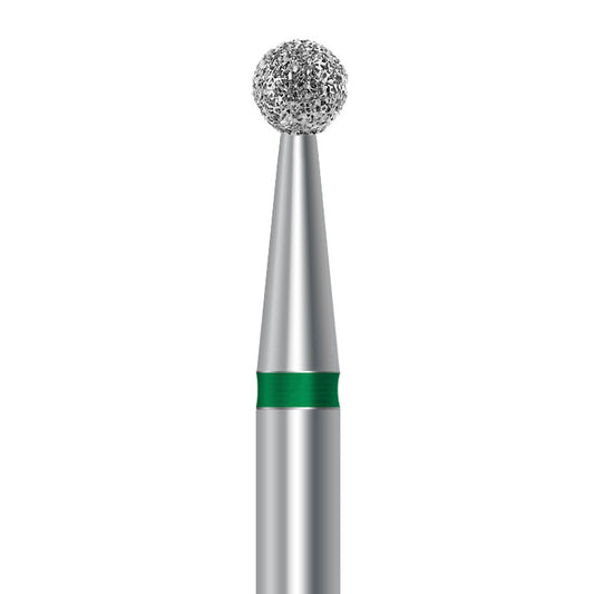 HP Diamond Bur by Frank Dental, Round shape with Coarse grit, 2.3mm diameter