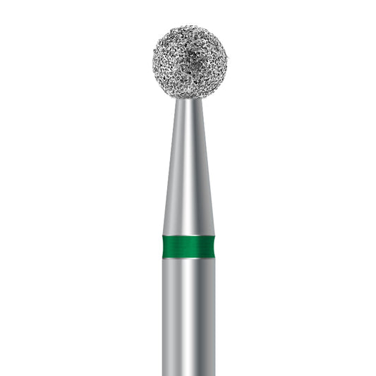 HP Diamond Bur by Frank Dental, Round shape with Coarse grit, 2.9mm diameter