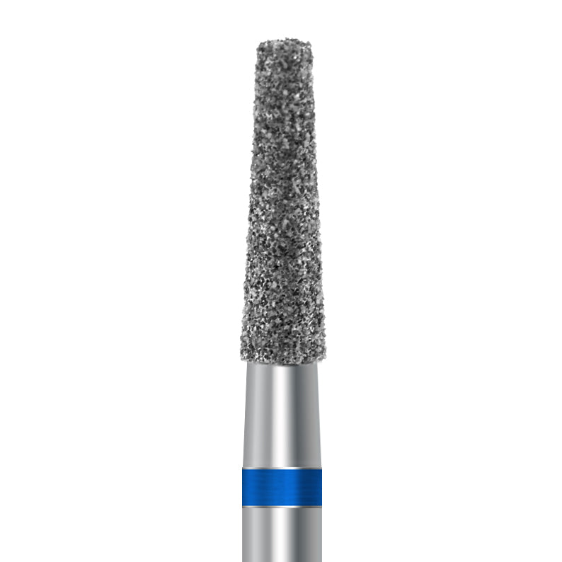 Diamond bur for handpiece D.847.025.HP: taper flat shape with medium grit, diameter 2.5 mm - Frank Dental, Germany