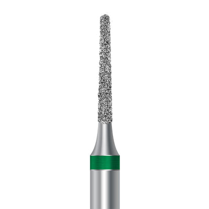 Diamond bur for handpiece D.850.014.G.HP: taper round shape with coarse grit, diameter 1.4 mm - Frank Dental, Germany