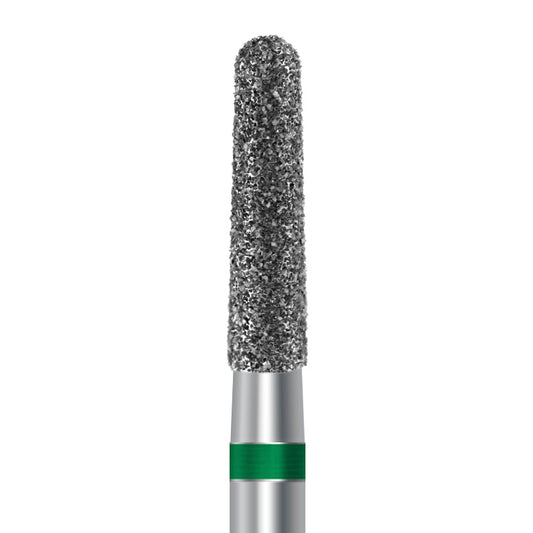 HP Diamond Bur by Frank Dental, Taper Round shape with Coarse grit, 2.5mm diameter