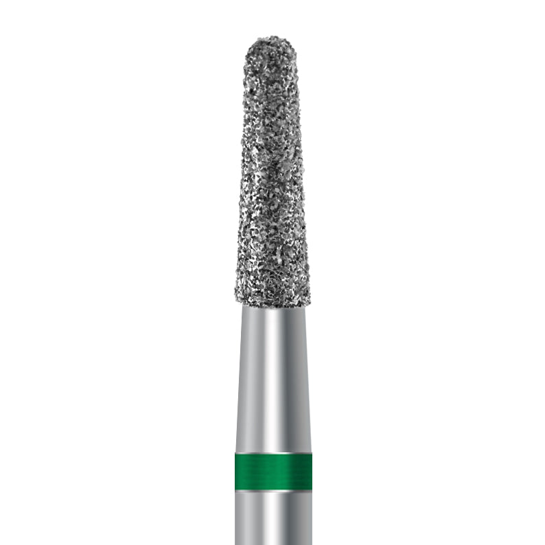 Diamond bur for handpiece D.856.023.G.HP: taper round shape with coarse grit, diameter 2.3 mm - Frank Dental, Germany
