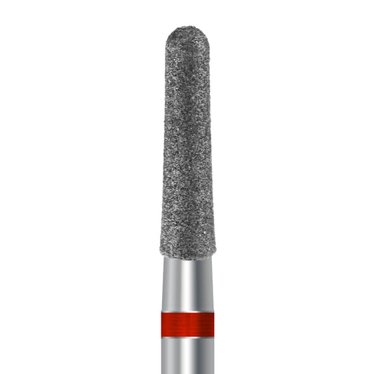 HP Diamond Bur by Frank Dental, Taper Round shape with Fine grit, 2.5mm diameter