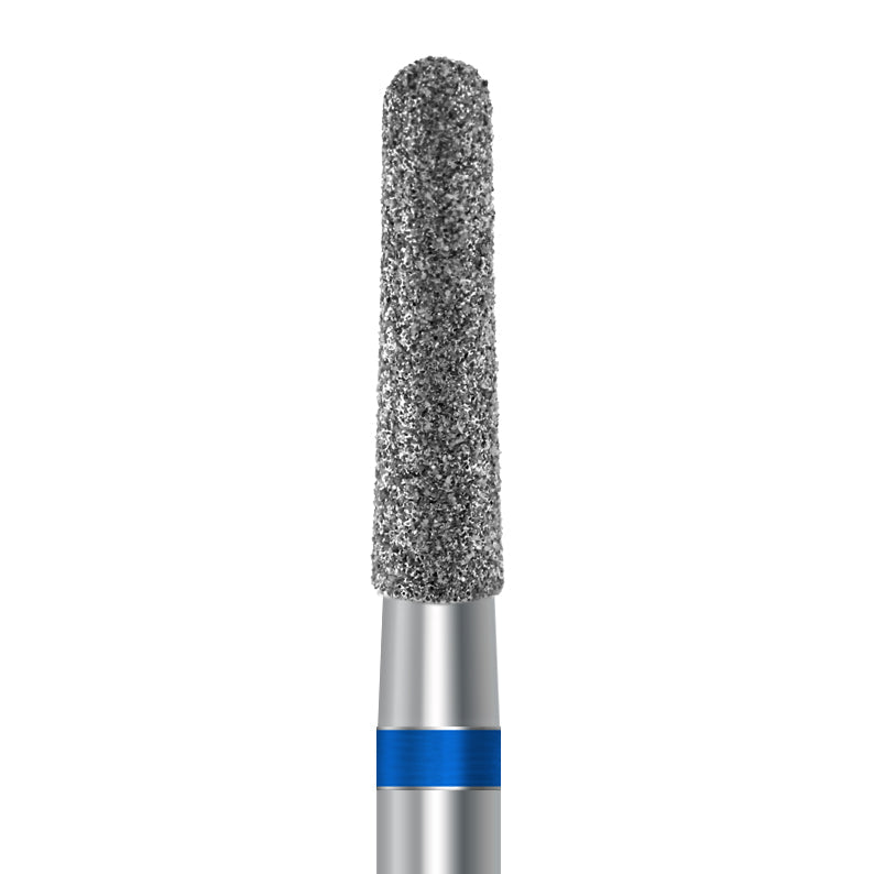 Diamond bur for handpiece D.850.025.HP: taper round shape with medium grit, diameter 2.5 mm - Frank Dental, Germany
