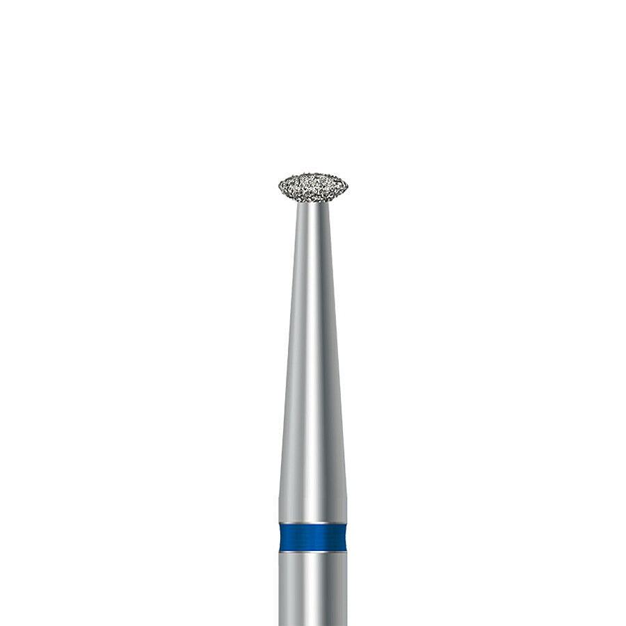 HP diamond lens bur D.825.025.HP: medium grit, diameter 2.5 mm - Frank Dental