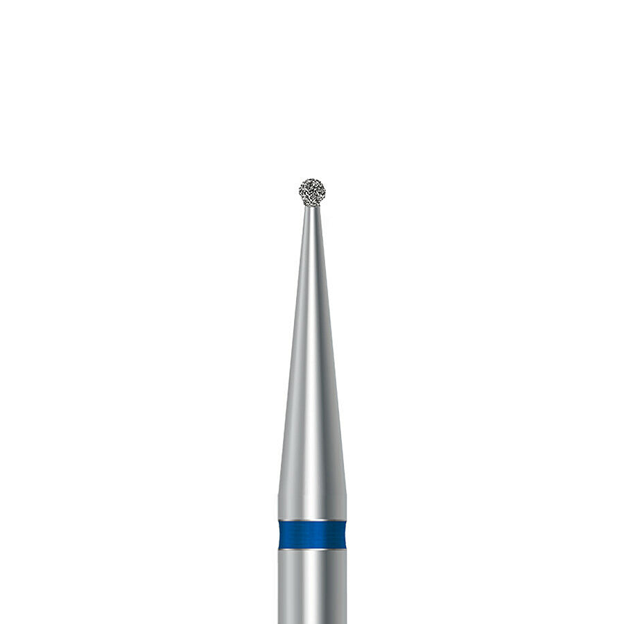 HP diamond round bur D.801.009.HP: medium grit, diameter 0.9 mm - Frank Dental