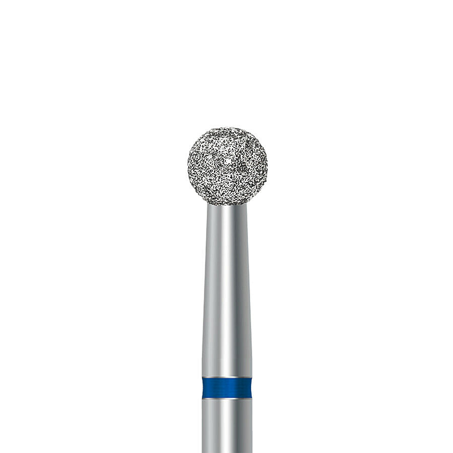 HP diamond round bur D.801.040.HP: medium grit, diameter 4.0 mm - Frank Dental