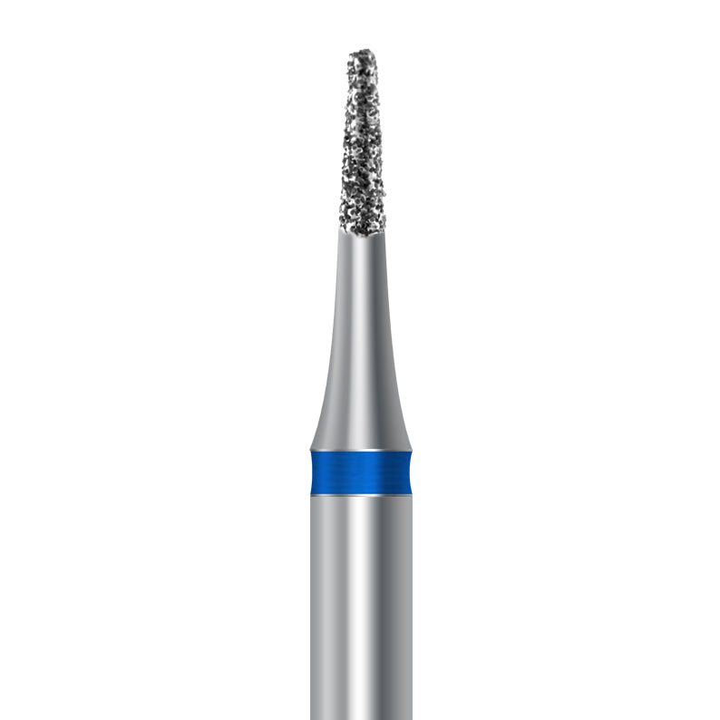 HP diamond flat-end taper bur D.845.010.HP: medium grit, 1.0 mm diameter - Frank Dental