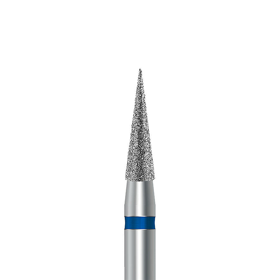 HP diamond pointed taper bur D.852.023.HP: medium grit, diameter 2.3 mm - Frank Dental