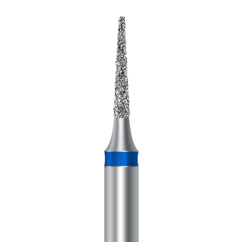 HP diamond pointed taper bur D.852.010.HP: medium grit, 1.0 mm diameter - Frank Dental