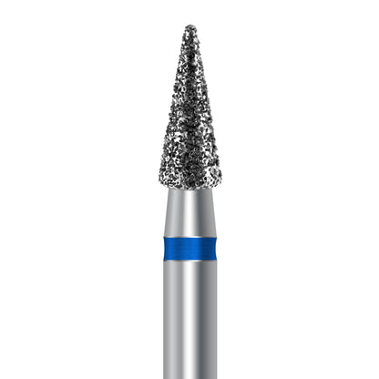 HP diamond pointed taper bur D.852.025.HP: medium grit, 2.5 mm diameter - Frank Dental