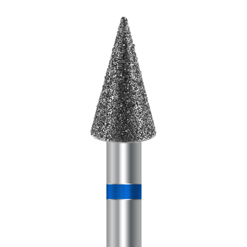 HP diamond pointed taper bur D.852.050.HP: medium grit, 5.0 mm diameter - Frank Dental