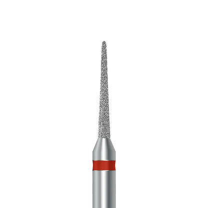 HP diamond pointed taper bur D.859.012.F.HP: fine grit, diameter 1.2 mm - Frank Dental