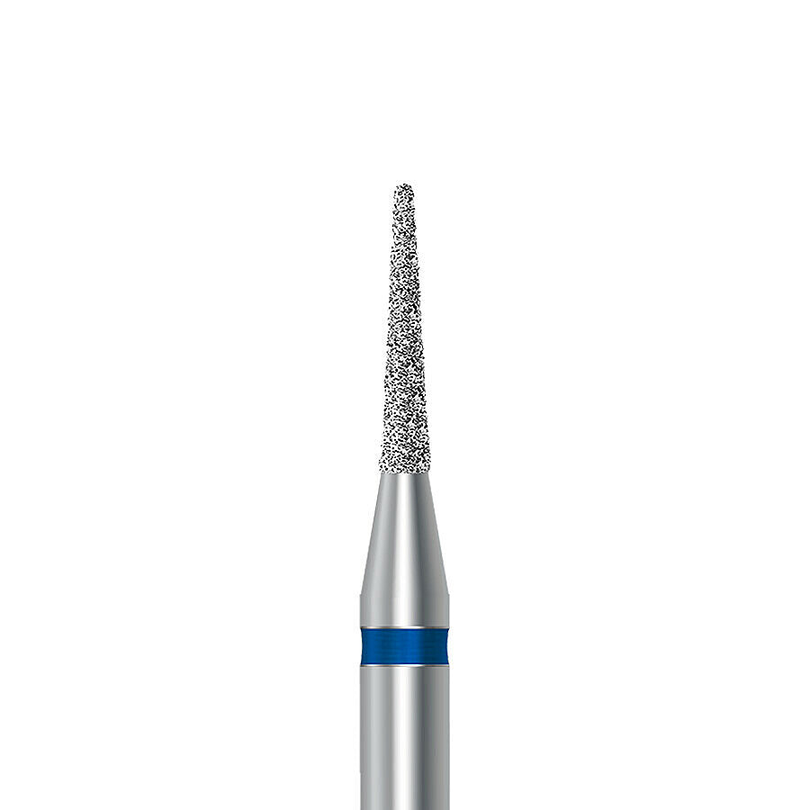 HP diamond pointed taper bur D.858.012.HP: medium grit, diameter 1.2 mm - Frank Dental