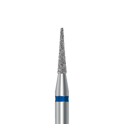 HP diamond pointed taper bur D.858.014.HP: medium grit, diameter 1.4 mm - Frank Dental