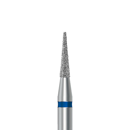HP diamond pointed taper bur D.858.018.HP: medium grit, diameter 1.8 mm - Frank Dental