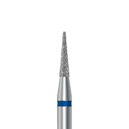 HP diamond pointed taper bur D.858.018.HP: medium grit, diameter 1.8 mm - Frank Dental